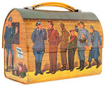 "HOGAN'S HEROES" METAL DOME LUNCHBOX WITH THERMOS.