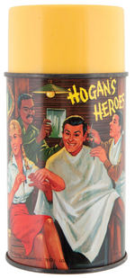 "HOGAN'S HEROES" METAL DOME LUNCHBOX WITH THERMOS.