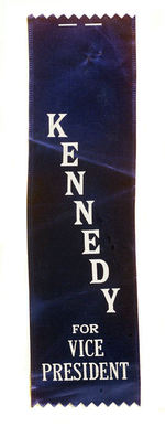 JFK 1956 HOPEFUL RIBBON "FOR VICE PRESIDENT."