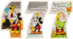 DISNEY CHARACTERS 1930s HIGH QUALITY BIRTHDAY CARD LOT.