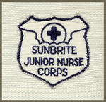 "DOROTHY HART SUNBRITE JUNIOR NURSE CORPS" TOWEL.