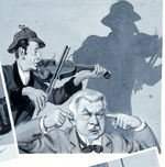 “CRACKED” SATIRE MAGAZINE #93 ORIGINAL ART WITH SHADOW/SHERLOCK HOLMES/JUNGLE JIM/ZORRO.