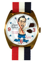 "GEORGE C. WALLACE ORIGINAL/THE FIGHTIN' LIL' JUDGE" WRISTWATCH.