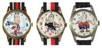 "SPIRO AGNEW" WRISTWATCH TRIO.