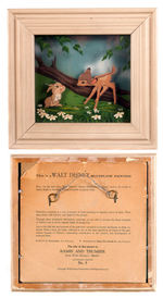 "BAMBI AND THUMPER MULTI-PLANE PAINTING."