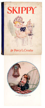 "SKIPPY BY PERCY L. CROSBY" 1925 REPRINT BOOK W/COLOR PLATES.