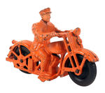 "PATROL" CAST IRON MOTORCYCLE.