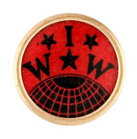 "IWW" INDUSTRIAL WORKERS OF THE WORLD EARLY AND WELL MADE LAPEL STUD.