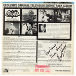 “BATMAN TELEVISION SOUNDTRACK ALBUM” SIGNED PROMOTIONAL COPY.