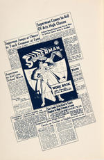 “CHILDREN AND COMIC MAGAZINES” W/SUPERMAN AS EDUCATIONAL AID “DC ” COMICS PROMO BOOKLET.