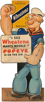 "POPEYE WHEATENA" STORE STANDEE DISPLAY.