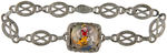ORPHAN ANNIE AND SANDY BEAUTIFUL REVERSE ON GLASS BRACELET.