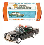 "BANDAI BATTERY OPERATED BENZ TAXI."