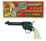 "THE LONE RANGER FLASHLIGHT PISTOL" BOXED.