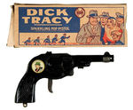 "DICK TRACY SPARKLING POP PISTOL" BOXED.