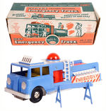 "IDEAL'S EMERGENCY TRUCK" BOXED SET.