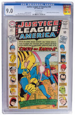 "JUSTICE LEAGUE OF AMERICA" #38 SEPTEMBER 1965 CGC 9.0 OFF-WHITE PAGES.