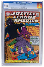 "JUSTICE LEAGUE OF AMERICA" #59 DECEMBER 1967 CGC 9.0 WHITE PAGES.