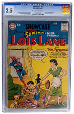 "SHOWCASE" #9 JULY-AUGUST 1957 CGC 2.5 OFF-WHITE TO WHITE PAGES.