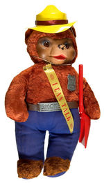 "IDEAL'S SMOKEY THE FOREST FIRE PREVENTIN' BEAR" TALKING DOLL.