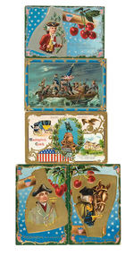 GEORGE WASHINGTON EMBOSSED POSTCARDS.