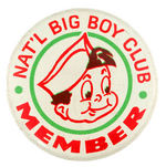 NAT'L BIG BOY CLUB MEMBER BUTTON.