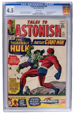 "TALES TO ASTONISH" #59 SEPTEMBER 1964 CGC 4.5 WHITE PAGES.