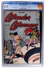 "WONDER WOMAN" #24 JULY-AUGUST 1947 CGC  5.0 CREAM TO OFF-WHITE PAGES.