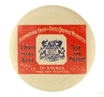 "UNITED BREWERY WORKMAN" UNION LOGO C. 1900.