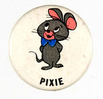 "PIXIE"  ENGLISH BUTTON.