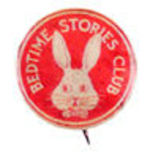 "PETER RABBIT CLUB" FOLDER AND BUTTON.