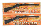 "THE WESTERN MAN/CAP FIRING REPEATER RIFLE" PAIR.