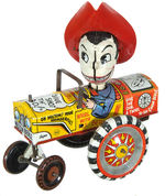 MILTON BERLE RED HAT VARIETY MARX WIND-UP CAR.