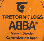 "ABBA TRETORN CLOGS" SHOE PAIR.