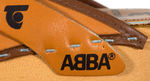 "ABBA TRETORN CLOGS" SHOE PAIR.