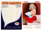 "JAYNE MANSFIELD AND HER PLAYMATES CALENDAR FOR 1957" W/ENVELOPE