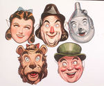 "WIZARD OF OZ" MASK SET, 1939.