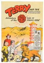 “TERRY AND THE PIRATES” 1941 RARE COMIC ACTIVITY BOOK LIBBY’S JUICE PREMIUM.