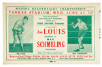 JOE LOUIS/MAX SCHMELING/JAMES J. BRADDOCK PROMOTIONAL ENVELOPES.