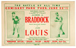 JOE LOUIS/MAX SCHMELING/JAMES J. BRADDOCK PROMOTIONAL ENVELOPES.