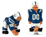 BALTIMORE COLTS MINI STATUES BY FRED KAIL.