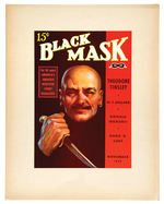 "BLACK MASK" PULP DISPLAY SIGN.