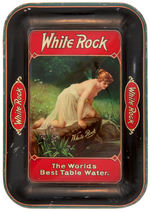 "WHITE ROCK/SCHUBERT'S" TIP TRAY PAIR W/PRETTY WOMEN.