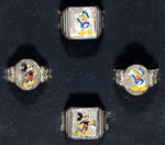 "INGERSOLL" MICKEY MOUSE AND DONALD DUCK STORE COUNTER RING DISPLAY.