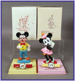 "MICKEY/MINNIE MOUSE" BOXED WATCH SETS.