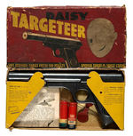 "DAISY TARGETEER" BB PISTOL WITH 2 TUBES OF SHOT/TARGETS BOXED.