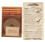 "DAISY TARGETEER" BB PISTOL WITH 2 TUBES OF SHOT/TARGETS BOXED.