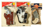 "WAGON MASTER/TOYHOUSE" CAP GUNS IN ORIGINAL PACKAGING.