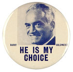 RARE GOLDWATER "HE IS MY CHOICE."
