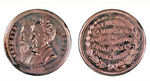 SEYMOUR 1868 PROOF-LIKE JUGATE MEDAL.